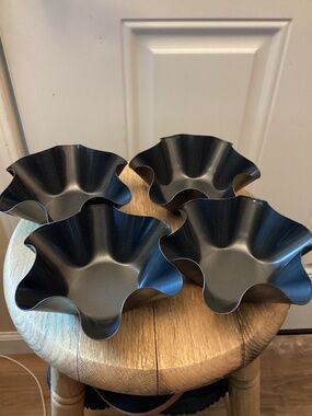 4 Nonstick Tortilla Tostada Taco Salad Mold Set